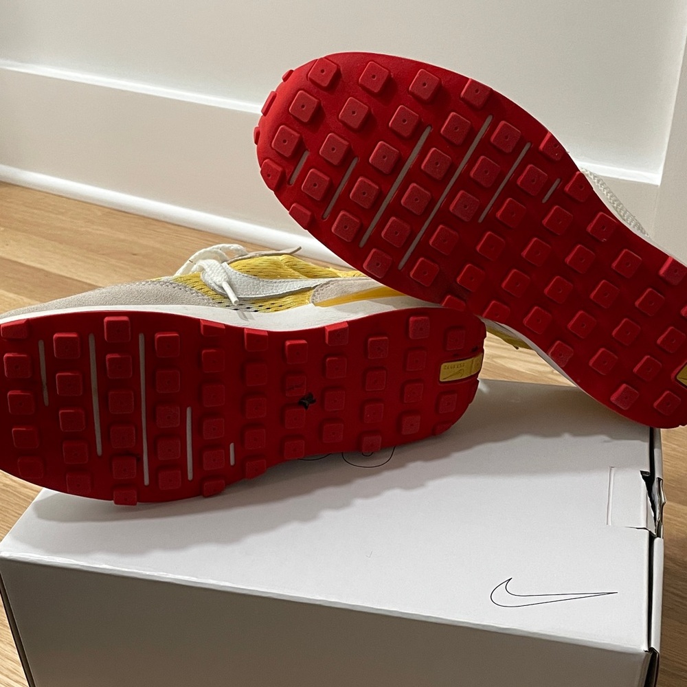 FLASH SALE! Nike by You Custom Red and Yellow Sneakers - Picture 5 of 5